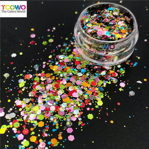 EU phương pháp thử nghiệm thực vật cellulose phân hủy sinh học Chunky thân thiện với môi bán buôn long lanh trang trí Giáng sinh trang trí số lượng lớn bio-long lanh - Product Image 5