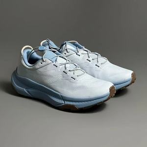 Zapatillas de Tenis Retro Modernas para Hombre, con Cordones, Color Azul Claro, Amortiguación, Antideslizantes, Transpirables, con Parte Superior de Cuero Genuino para Correr - Product Image 1