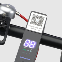 Entrepôt de l'UE 350W Scooter électrique pliable pour adultes grande roue auto-équilibrage avec batterie au lithium véhicule électrique longue portée