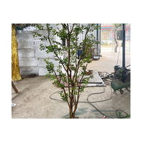 Plántulas Artificiales de Árbol Verde Oriental con Copas Completas, Simulación de Olivo Dulce, Semillas para Plantación Temporal