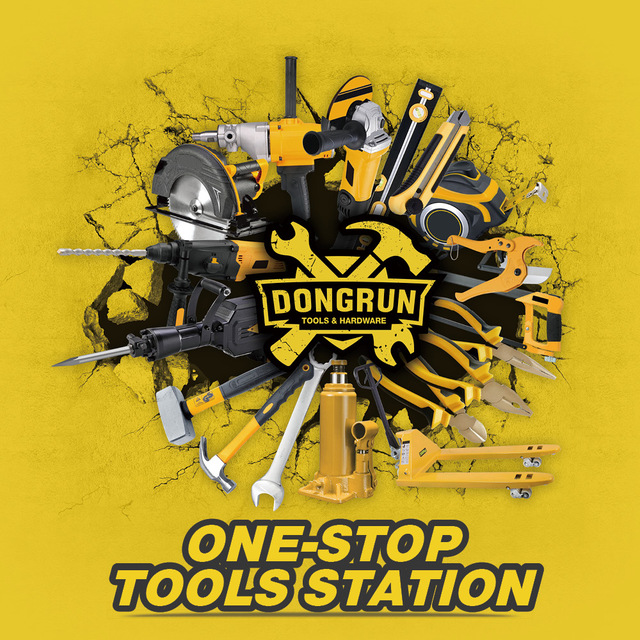 Hot Sales Hardware Tools One-Stop Hardware Tools Set DONGRUN Power Tools Accessories