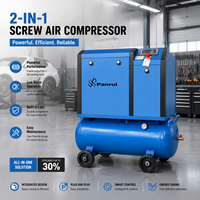 Compresseur d'air à aimant permanent Panrui 7,5 kW VSD, entièrement hermétique, anti-poussière, silencieux, pour le traitement mécanique des composants.