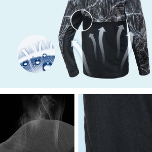 Camiseta de Pesca Personalizada al por Mayor, Manga Larga, Camuflaje, Protección UPF, Ropa de Pesca para Hombre, Camiseta de Pesca Unisex con Protección UV - Product Image 5