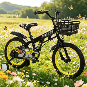 MTBGO Bicicleta de Montaña para Niños de 3 a 8 Años, Buena Calidad, Cuadro de Acero con Alto Contenido de Carbono, Frenos, Bicicleta Infantil para Niños - Product Image 4