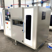 Fresadora CNC WEIKE de pantalla grande para extremos de ventanas, 3 ejes, motor PLC, procesamiento de perfiles de UPVC, PVC y aluminio, diseño ampliado