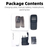 Teléfono Móvil para Personas Mayores, Modelo H106, 2G, Doble SIM, Gran Volumen, GSM, Larga Duración de Batería, Botones Grandes, Pantalla Pequeña, Ranura para Tarjeta de Memoria, Venta al Por Mayor