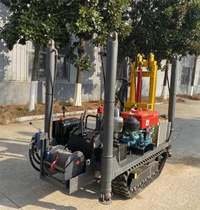 <span class=keywords><strong>Hongrun</strong></span> độ sâu tối đa 100m DIESEL nhiên liệu thủy lực Crawler Loại lỗ khoan giếng khoan nước máy khoan - Product Image 6