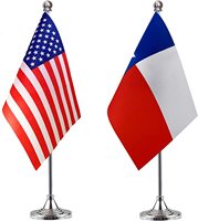 Drapeau de table en polyester, impression numérique, logo personnalisé, forme triangulaire, bannière pour la décoration de bureau