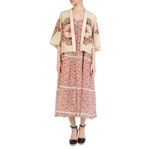 Nouveau Bohème Meilleure Vente Femmes Fille Vintage Ouvert Devant Élégant Dames Vintage Brodé Kimono - Product Image 1