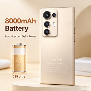 Série C25 Ultra Android 15/16/17, téléphones mobiles Android 5G avec fonction de prédiction vidéo XXL, téléphones intelligents 5G - Product Image 2