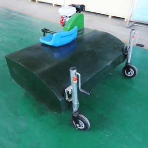 Self Propelled Lawn Dethatcher Scarifier Grass Raking Machine <b>Gasoline</b> Powered Turf Cleaning for Maintenance - Product Image 5