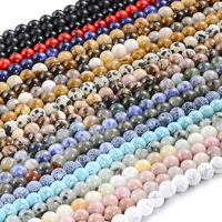 DearBeads Chaude Perles de Pierres Précieuses Naturelles, arc-en-ciel Couleurs Jasper Perles pour la Fabrication de Collier De Bracelet 4mm 6mm 8mm 10mm 12mm