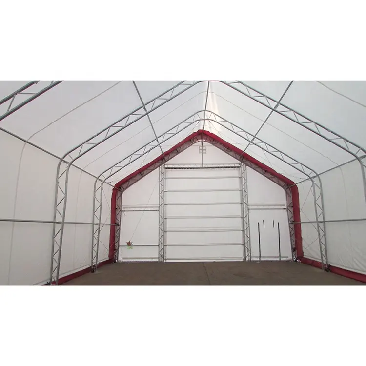 Storage Buildings 3040 Prefabricated Steel Double Truss Fabric Industrial Storage Building Shelter
