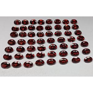 Gema Suelta de Granate Rojo Natural de Mozambique, Ovalada, de Alta Calidad 3A, 8x6mm, 1.35ct, Certificada por Terceros, para Joyería - Product Image 5