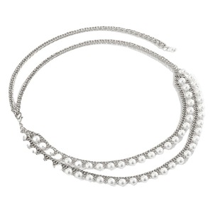 สร้อยคอเอวทรงเรขาคณิตประดับมุกเทียมสีทองสไตล์ยุโรปและอเมริกาสำหรับผู้หญิง เครื่องประดับแฟชั่นสำหรับงานปาร์ตี้ - Product Image 5