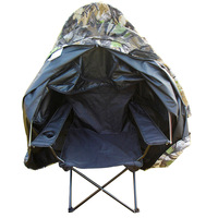Abri de chasse camouflage canard, chaise de camouflage au sol, abri gonflable Oxford imperméable à ouverture rapide et automatique