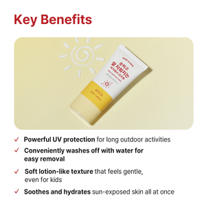 AVCA Protector Solar Mineral Coreano Suave para Bebés y Niños SPF50, Fácil de Lavar, 50ml, con Óxido de Zinc y Extracto de Centella Asiática, Protección Física Delicada - Product Image 3