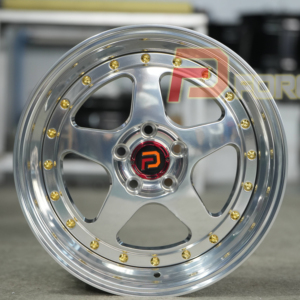 Tùy Chỉnh Vàng Giả Mạo 3PC 16-22 Inch Nhôm Bánh Xe Đánh Bóng Rim 3 Mảnh Bánh Xe Thiết Lập Cho BS E88 Trọng Lượng Nhẹ Hành Khách Xe - Product Image 1