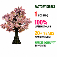 Arbre artificiel de cerisier en fleurs d'intérieur, grand arbre à fleurs de Sakura, usine OEM ODM pour projets de décoration de mariages, événements et centres commerciaux