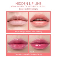 Pudaier: Muestra Gratuita al por Mayor de Brillo Labial Hidratante, Duradero, Colorido, Voluminizador – Maquillaje de Aceite Labial de 5 Tonos