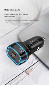 Cargador Inalámbrico para Auto de 75W, Cargador Rápido PD con Doble Puerto Tipo C para Apple, Conector de Cambio - Product Image 2