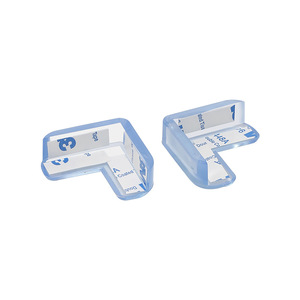 Anti-Collision Corner <b>Protectors</b> Transparent Silicone L Shape For <b>Table</b> Cabinet Edge Protection With Double Sided Adhesive - Product Image 3