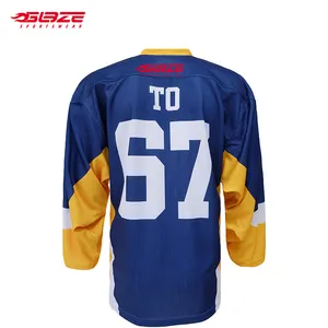 2019 Venta caliente al por mayor Jersey sublimación personalizada para hombre Jersey de hockey sobre hielo - Product Image 5