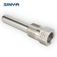 Produsen Termokopel Baja Antikarat 316SS 1/2 Inci Benang NPT Instrumen Temperatur Batang Panjang Berulir
