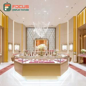 High Visibility Jewelry Store Display Furniture Metal <b>Frame</b> Brand Store Showcase Cabinet - Product Image 3