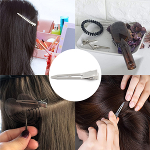 Nuevos accesorios surtidos para el cabello para mujer, 3,5 cm, 4,5 cm, 5,5 cm, pinzas para el cabello de cocodrilo de metal de una sola punta - Product Image 4