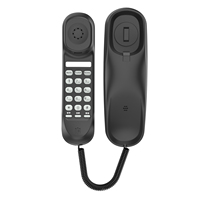 Téléphone filaire Sachikoo SN-0011 pour chambre d'hôtel, salle de bain, ABS, fibre de verre, PCB, téléphone mural, noir/beige, recomposition
