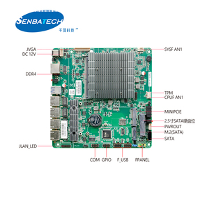 ITX-M305V N97 4 พอร์ตแลน DDR4 VGA 6 USB 2 COM 12V SIM ไม่มีพัดลม มัลติ มินิ ITX ไฟร์วอลล์ เมนบอร์ด รุ่นหมายเลข ITX-M305V รุ่นพิเศษ - Product Image 4