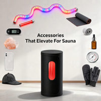 Sauna à vapeur sèche OHO pour usage domestique, chauffage électrique 185, moderne, écologique, léger, en tissu de coton, pour salle de sport, salon, chambre à coucher