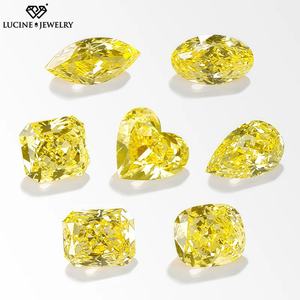 Lucine le meilleur diamant jaune fantaisie taille princesse et diamant durable certifié fantaisie jaune taille princesse - Product Image 5