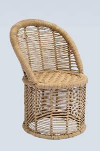 Handwoven Rattan Garden <b>Chair</b> for Outdoor Patio and <b>Restaurant</b> Seating for Indoor Outdoor Use Various Sizes Color - Product Image 3