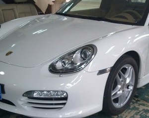 Cubierta de Faro Delantero de Repuesto para Automóvil, Pantalla de Cristal para Faro Delantero para Porsche Cayman 987 <span class=keywords><strong>2008</strong></span>-2012, Cubierta de Lente para Faro Delantero <span class=keywords><strong>Macan</strong></span> - Product Image 4