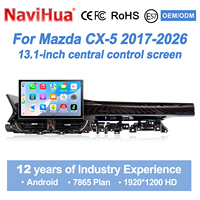 Navihua untuk Mazda CX-5 2017-2026 Upgrade Mobil 13.1 Inch Radio Mobil Android Multimedia Carplay DSP Auto Stereo Head Unit Autostereo