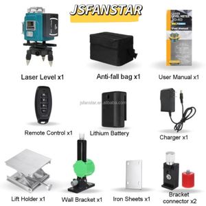 4 d 16ラインスマート4 dデジタルレーザーレベルロータリー360グリーンレーザーライト新品2電池 - Product Image 2