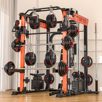 Rack de squat en acier pour musculation, exercices de force des bras, salle de sport fonctionnelle, équipement de fitness commercial, machine Smith