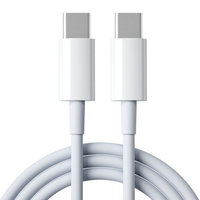 Câble de charge super rapide PD 60W le moins cher, 1m 2m 3ft 6ft, TPE 5A, double USB, câble de données OD3.8, câble de charge pour téléphone portable de type C