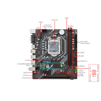 Carte mère H311 DS4 V102 Q250 LGA1151 DDR4 pour PC, compatible avec les processeurs de 6e, 7e, 8e et 9e génération