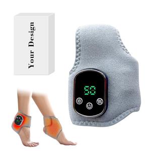 0728 Wireless Knee <b>Heating</b> Pad Massager Rechargeable <b>Usb</b> Wrap for Ankle Foot Pain Relief and Muscle Relaxation - Product Image 3