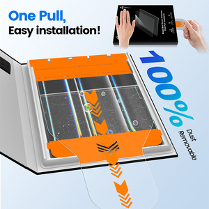 Pandashield 2-Pack sạch cài đặt iPad bảo vệ màn hình, 7, 8, 9 thế hệ, 9H Tempered Glass với gắn Kit - Product Image 5