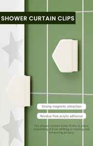 Clips magnétiques en silicone YDS pour rideau de douche, clips magnétiques pour maintenir le rideau de douche fermé, clip pour sac - Product Image 5