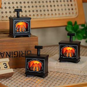 Mini lampe de cheminée LED, bougie électronique de Noël avec fonction d'éclairage pour la décoration de la maison, décorations de fête, ornement d'arbre de Noël - Product Image 3