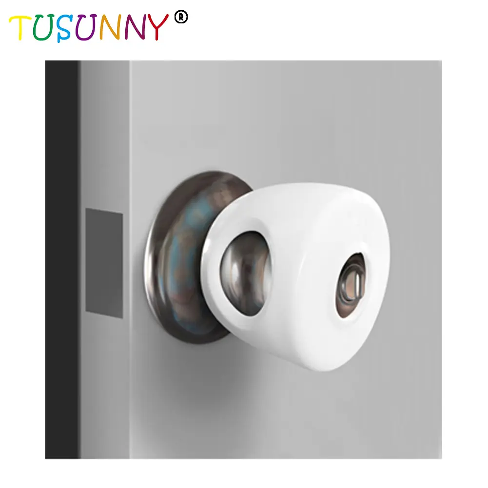 Grip Door Knob Locks Cover For Children Kids Proof Doors Baby Safety Care