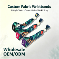 Bracelet RFID Ntag213 tissé personnalisé à sublimation avec logo, 13,56 MHz, élastique, jetable, pour événements et festivals – Vente directe usine