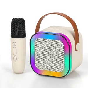 Draagbare Luidspreker Custom Logo Ktv Karaoke Mini Box Speaker Mp3 Speler Bluetooth Muziek Speaker
