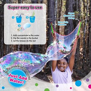 Lucky Toys, Nuevos Juguetes para Hacer Burbujas Gigantes Gran actividad para cumpleaños y recuerdo de fiesta. Solución para Burbujas Gigantes, Juguetes para Niños al por Mayor - Product Image 5
