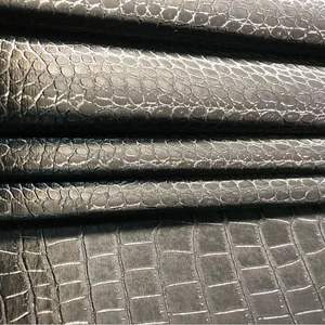 अनुकूलित गर्म बिक्री कृत्रिम चमड़े के मगरमच्छ पैटर्न फाइबर पु सामग्री कपड़े परिधान के लिए सिंथेटिक चमड़े - Product Image 4